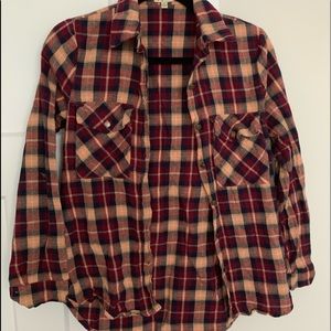 Warm Colored Plaid Flannel
